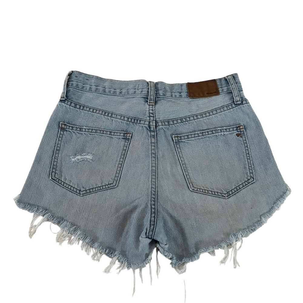 Madewell The Perfect Summer Jean Fringe Shorts Size 26 - Picture 4 of 17